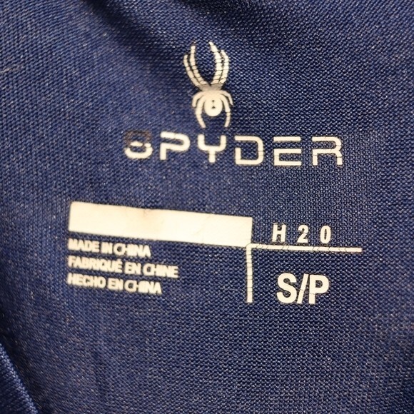 Spyder Rash Guard Swim Shirt Top Small Logo Swim Tshirt SM - Picture 7 of 11